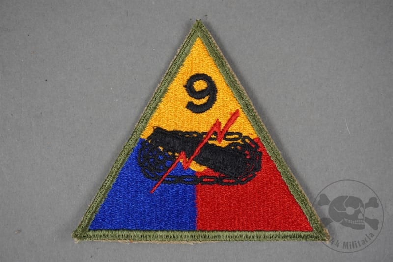 Original US WWII Army 9th Armored Division Patch