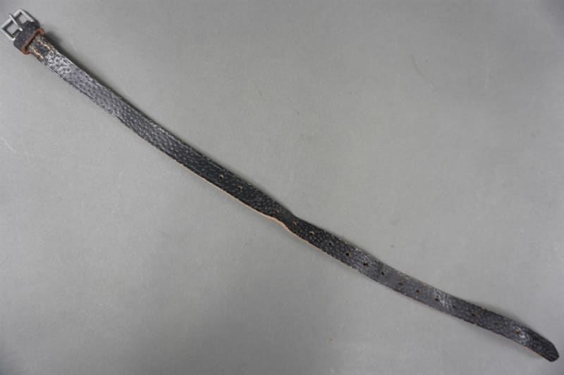 Original German WWII Leather Utility Strap Post War Marked