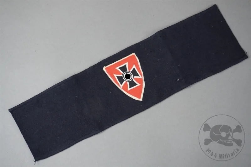 Original Pre-WWII "KyffhÃ¤userbund" (Veterans Organization) Wool Armband