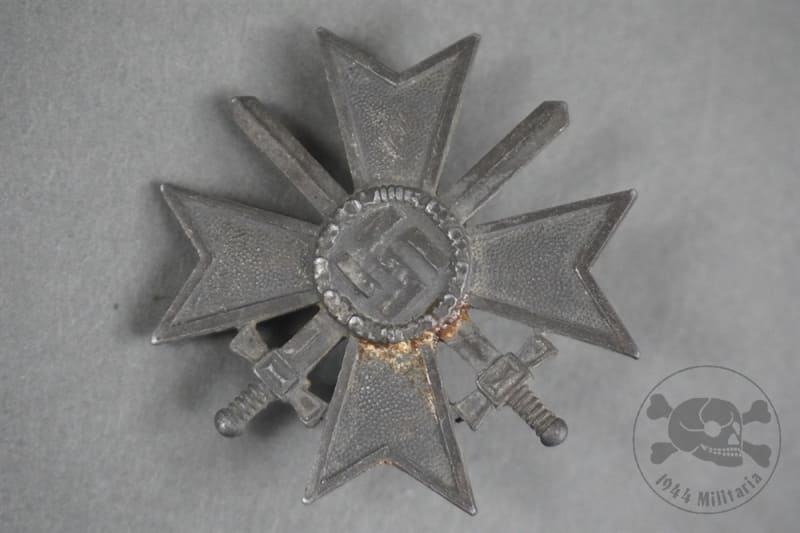 Original German WWII War Merit Cross 1st Class With Swords 1st Class Damaged