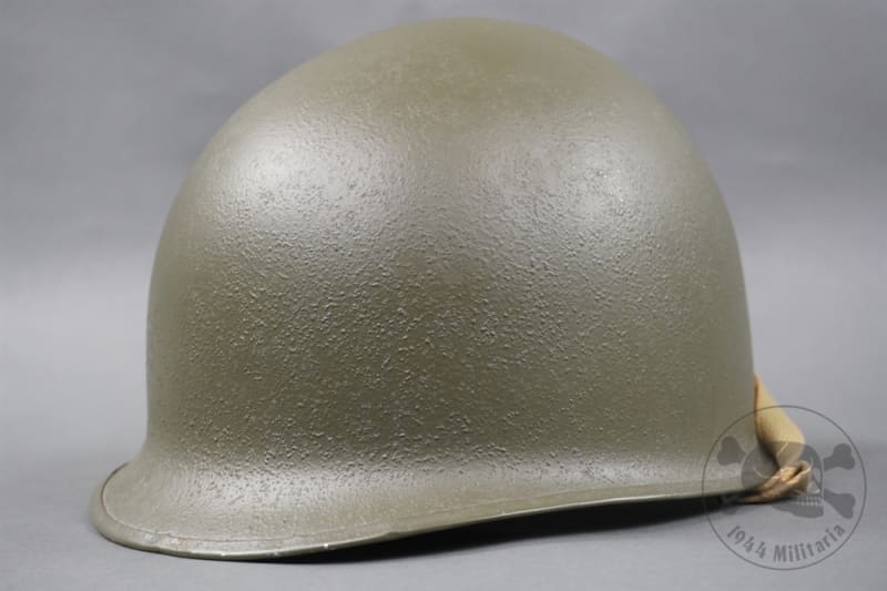 Refurbished Original US WWII M1 Fixed Bale Helmet With Post War Firestone Liner