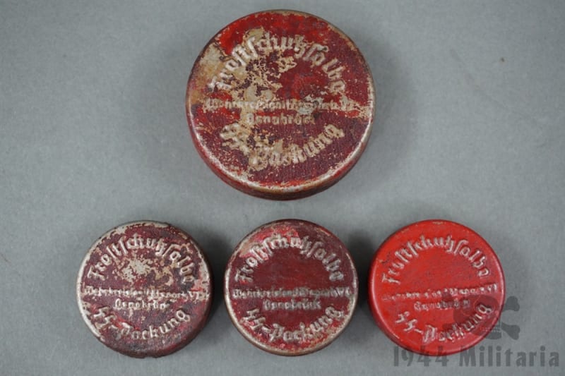 Reproduction SS Frost Ointment Containers Set 4