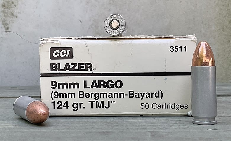 CCI BLAZER 9x23mm LARGO 124gr TMJ ALUMINUM CASE 50rd BOX