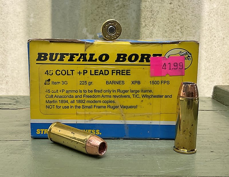BUFFALO BORE 45 COLT + P 225gr BARNES XPB 20rd BOX