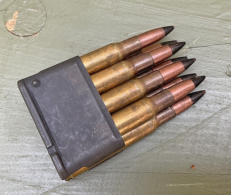 30-06 M2 ARMOR PIERCING DENVER ORDNANCE 1944 WWII 8rd ENBLOC CLIP