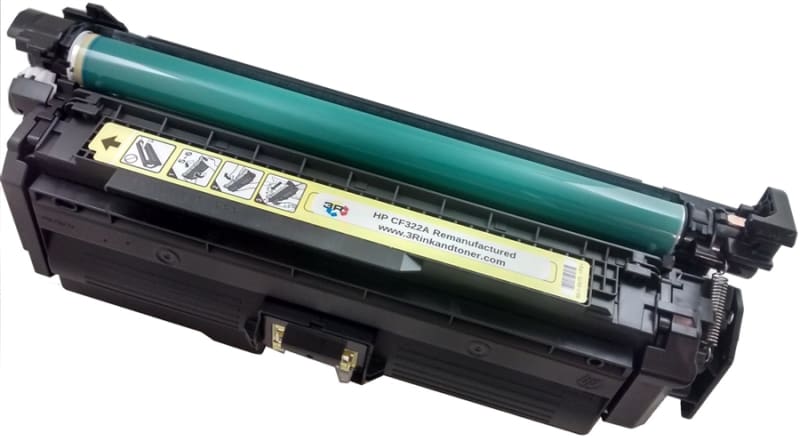 HP CF322A (653A Yellow) Toner Refill