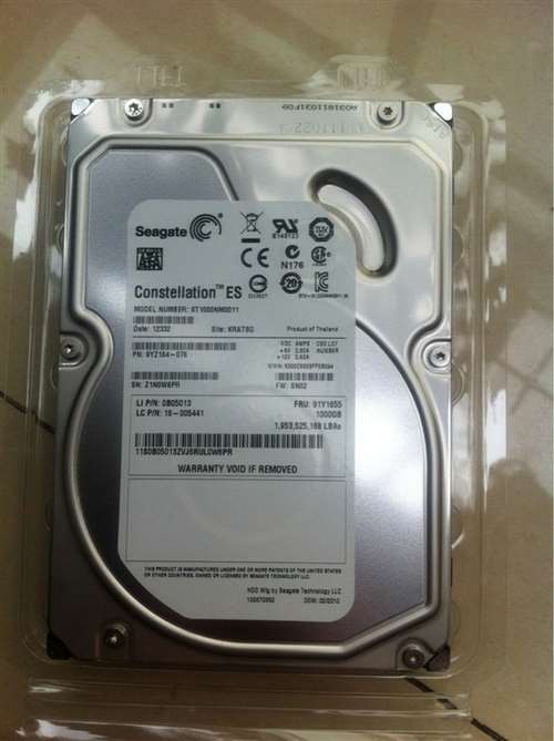 SEAGATE ST1000NM0011 CONSTELLATION ES 1TB 7200RPM SATA-6GBPS 64MB BUFFER 3.5INCH INTERNAL HARD DISK DRIVE. REFURBISHED. IN STOCK.
