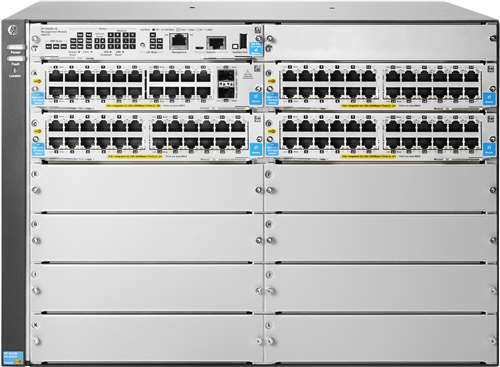 HP J9825A 5412R-92G-POE+/2SFP+ (NO PSU) V2 ZL2 SWITCH - SWITCH - MANAGED - 92 X 10/100/1000 (POE+) + 2 X 10 GIGABIT SFP+ - RACK-MOUNTABLE - POE+. BULK SPARE. IN STOCK.