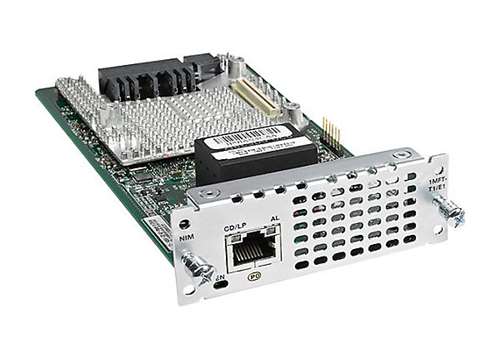 CISCO NIM-1MFT-T1/E1 FOURTH-GENERATION T1/E1 VOICE AND WAN NETWORK INTERFACE MODULES. REFURBISHED. IN STOCK.