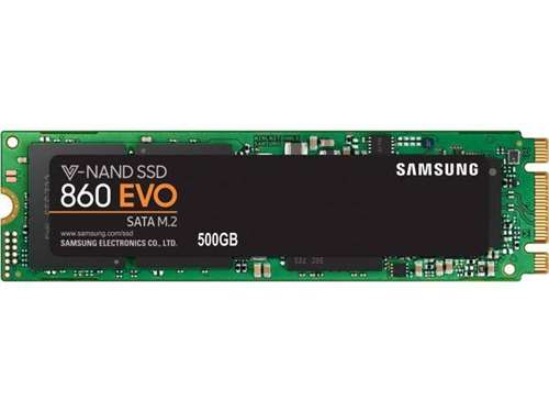 SAMSUNG MZ-N6E500BW 860 EVO 500GB M.2 2280 SATA-6GBPS SOLID STATE DRIVE. BULK. IN STOCK.
