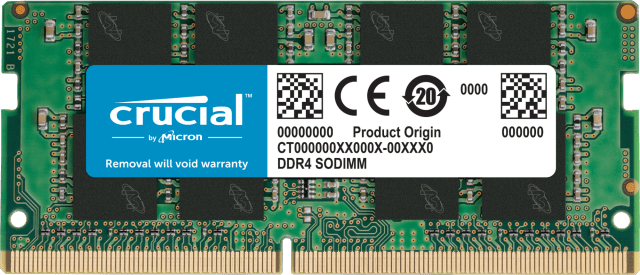 Crucial CT16G4SFRA32A 1 X 16GB DDR4 3200MHz Memory Module. BULK. IN STOCK.