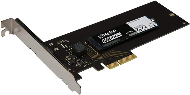 KINGSTON SKC1000H/480G KC1000 480GB NVME PCIE HHHL AIC INTERNAL SOLID STATE DRIVE. BULK. IN STOCK.