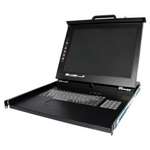 STARTECH - 1U 19 RACK MOUNT LCD CONSOLE - USB + PS/2 - 19 TFT ACTIVE MATRIX KVM CONSOLE (RACKCONS1901). BULK. IN STOCK.