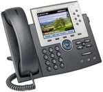 CISCO CP-7965G UNIFIED IP PHONE 7965G - VOIP PHONE - SCCP SIP - SILVER DARK GRAY .IN STOCK.