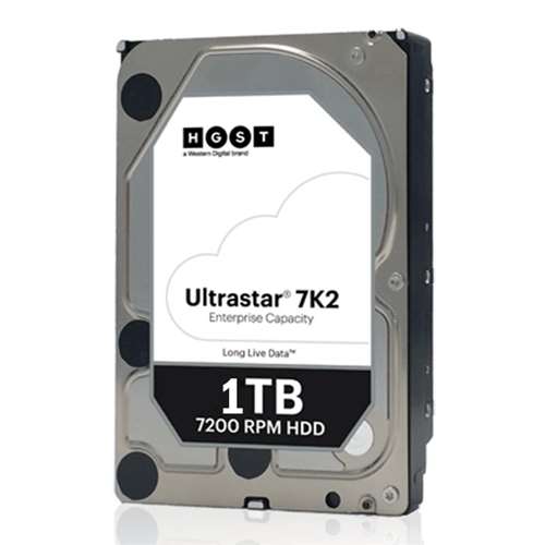 HGST 1W10001 ULTRASTAR 7K2 1TB 7200RPM SATA-6GBPS 128MB BUFFER 512N 3.5INCH ENTERPRISE HARD DRIVE. BULK . IN STOCK.