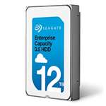 SEAGATE ST12000NM0017 ENTERPRISE CAPACITY V.7 12TB 7200RPM SATA-6GBPS 256MB BUFFER 512E SED HELIUM FILLED 3.5INCH HARD DISK DRIVE. BULK . IN STOCK.