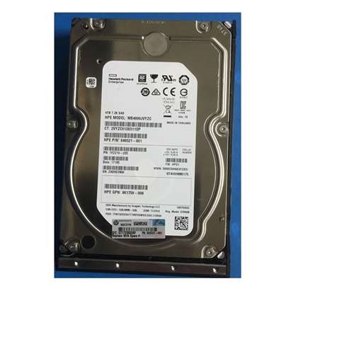 HPE 846521-001 4TB 7200RPM SAS 12GBPS 3.5INCH LFF SC HOT SWAP 512E HARD DRIVE WITH TRAY PROLIANT GEN9 & GEN10 SERVERS. BULK SPARE. IN STOCK.