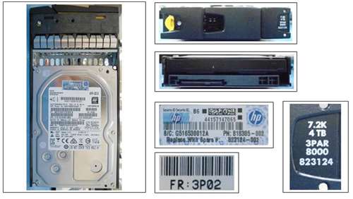 HPE 823124-001 3PAR STORESERV 8000 4TB SAS 12GBPS 7200RPM 3.5INCH LFF NEARLINE HARD DRIVE WITH TRAY. REFURBISHED. IN STOCK.