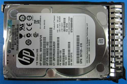 HPE MM1000FBFVR 1TB 7200RPM SAS 6GBPS 2.5INCH SFF SC MIDLINE HOT PLUG HARD DRIVE WITH TRAY FOR PROLIANT GEN8 & GEN9 SERVERS. REFURBISHED. IN STOCK.