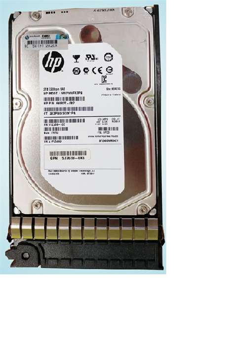 HPE 507618-003 2TB 7200RPM SAS 6GBPS 3.5INCH DUAL PORT MIDLINE HARD DRIVE WITH TRAY. REFURBISHED. IN STOCK.