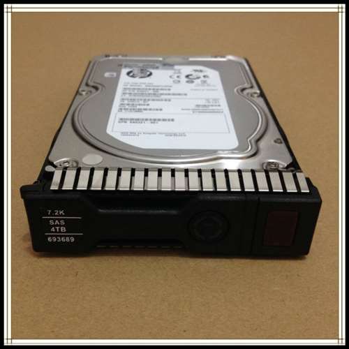 HP 693689-B21 4TB 7200RPM SAS 6GBPS 3.5INCH MIDLINE HARD DRIVE WITH TRAY. REFURBISHED. IN STOCK.
