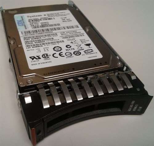 IBM - 73GB 15000RPM 6GBPS SAS 2.5-INCH SFF SLIM HOT-SWAP HARD DISK DRIVE WITH TRAY(42D0672). REFURBISHED. IN STOCK.