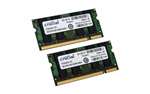 CRUCIAL - 4GB DDR2 SDRAM MEMORY MODULE - 4GB (2 X 2GB) - 667MHZ DDR2-667/PC2-5300 - NON-ECC - DDR2 SDRAM - 200-PIN (CT2K2G2S667M). BULK. IN STOCK.