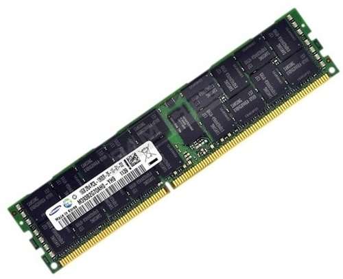 SAMSUNG M393B2G70AH0-YH9 16GB (1X16GB) 1333MHZ PC3L-10600R ECC REGISTERED 1.35V DUAL RANK X4 DDR3 SDRAM 240-PIN RDIMM MEMORY MODULE FOR SERVER. BULK. IN STOCK.