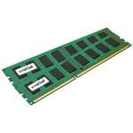 CRUCIAL - 16GB (2X8GB) PC3-14900 DDR3-1866MHZ SDRAM - CL13 UNBUFFERED ECC 1.5V MEMORY KIT (CT2KIT102472BA186D). BULK. IN STOCK.