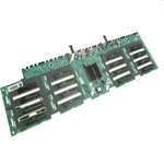 DELL J565K 2.5 INCH 16 SLOT HDD BACKPLANE BOARD FOR POWEREDGE R910. REFURBISHED. IN STOCK.