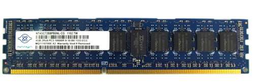 NANYA NT4GC72B8PB0NL-CG 4GB 1333MHZ PC3-10600 240-PIN 2RX8 ECC DDR3 SDRAM FULLY BUFFERED DIMM MEMORY MODULE FOR POWEREDGE SERVER. BULK. IN STOCK.