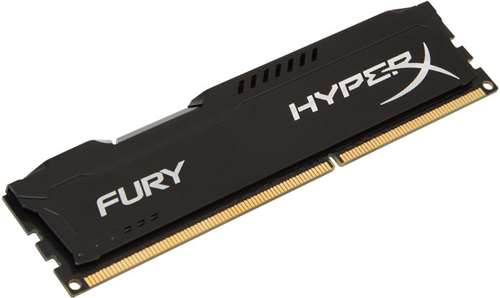 KINGSTON - 16GB (2X8GB) PC3-1280 DDR3-1600MHZZ SDRAM CL9 NON ECC UNBUFFERED 240-PIN GENUINE KINGSTON HYPERX FURY DDR3 MEMORY KIT (HX424C15FBK2/16). BULK. IN STOCK.