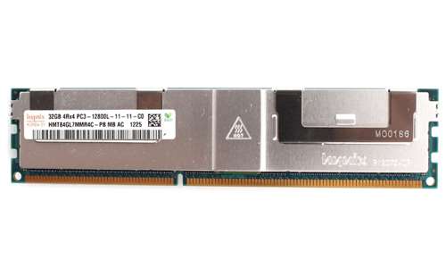HYNIX HMT84GL7MMR4C-PB 32GB (1X32GB) 1600MHZ PC3-12800L CL11 ECC REGISTERED QUAD RANK DD3 SDRAM 240-PIN LOAD REDUCED DIMM HYNIX MEMORY FOR SERVER MEMORY. BULK. IN STOCK.