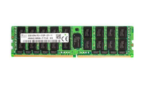 HYNIX HMA84GL7AMR4N-TF 32GB (1X32GB) 2133MHZ PC4-1700 CL15 ECC REGISTERED QUAD RANK 1.2V DDR4 SDRAM 288-PIN DIMM HYNIX MEMORY FOR SERVER MEMORY. BULK. IN STOCK.