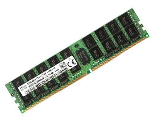 HYNIX HMA84GR7AFR4N-TF 32GB (1X32GB) 2133MHZ PC4-17000 CL15 ECC REGISTERED DUAL RANK 1.2V DDR4 SDRAM 288-PIN RDIMM MEMORY MODULE FOR SERVER. BULK. DELL OEM. IN STOCK.