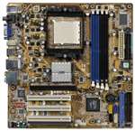 HP 5188-4327 MICRO ATX SYSTEM BOARD, SOCKET 939, NAGAMI GL8E. REFURBISHED. IN STOCK.