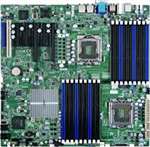 SUPERMICRO - LGA1366 DUAL XEON- INTEL 5520 SOCKETS MAX 144GB DDR3 EXTENDED ATX MOTHERBOARD FOR SERVER (X8DTN+). REFURBISHED. IN STOCK.