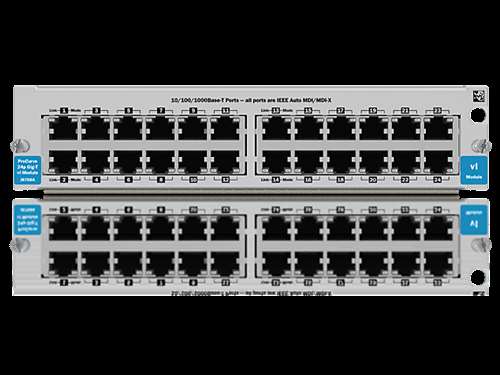 HP J8768-69001 PROCURVE SWITCH VL 24P GIG-T MODULE PROVIDES 24-PORTS. REFURBISHED. IN STOCK.