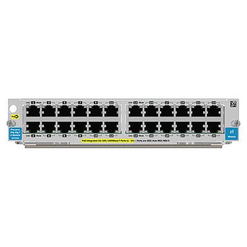 HP J9534-61001 24-PORT 10/100/1000 POE+ V2 ZL EXPANSION MODULE. REFURBISHED. IN STOCK.