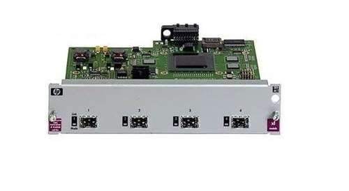 HP - PROCURVE SWITCH XL MINI-GBIC 4 PORTS MODULE (J4878-69301). REFURBISHED. IN STOCK.