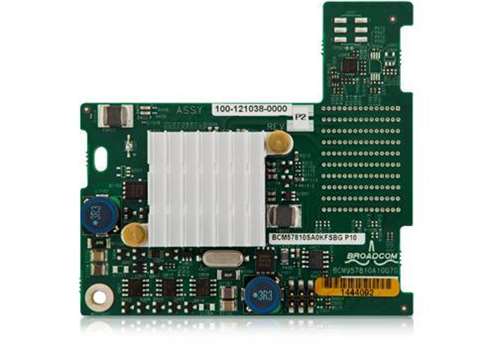 DELL 540-11124 BROADCOM 57810-K DUAL PORT 10 GIGABIT NETWORK INTERFACE CARD FOR DELL POWEREDGE M620 SERVER. REFURBISHED. IN STOCK.