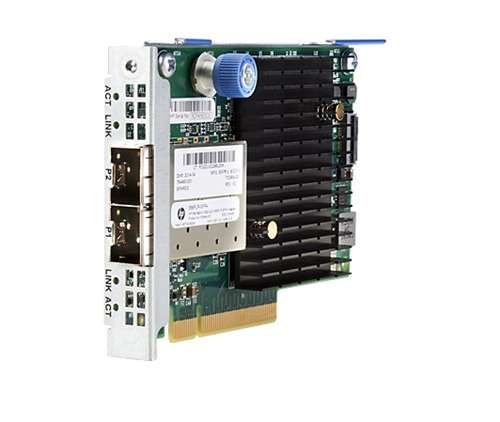 HP 732454-001 FLEXFABRIC 10GB 2-PORT 556FLR-SFP+ ADAPTER - PCI EXPRESS V3.0(GEN 3) X8 - OPTICAL FIBER. BULK SPARE. IN STOCK.
