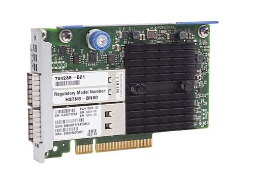 HP 764737-001 INFINIBAND FDR/ETHERNET 10GB/40GB 2-PORT 544+FLR-QSFP NETWORK ADAPTER. REFURBISHED. IN STOCK.