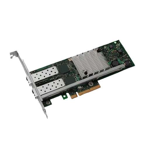 DELL 01V3J DUAL PORT 10 GIGABIT SERVER ADAPTER ETHERNET PCIE NETWORK INTERFACE CARD. BULK .IN STOCK.