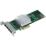 INTEL - PRO/1000 PT QUAD PORT LP SERVER ADAPTER - PCI EXPRESS X4 - 10/100/1000BASE-T - LOW-PROFILE (EXPI9404PTLBLK). REFURBISHED. IN STOCK.