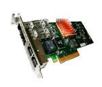 CHELSIO T422-CR QUAD-PORT 1GBE/10GBE ETHERNET UNIFIED WIRE ADAPTER W/TRANSCEIVER. REFURBISHED. IN STOCK.(IBM OEM).