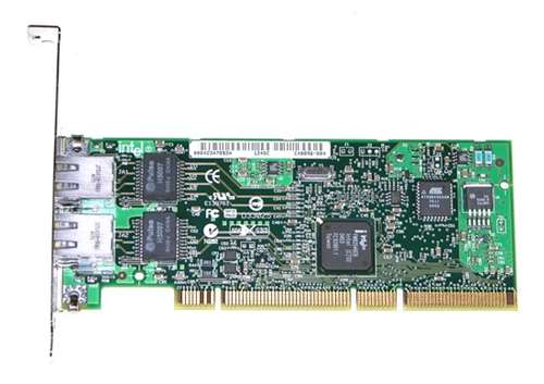 DELL - 1000/100/10 LP-PCIX GIGABIT ETHERNET DUAL PORT SERVER NETWORK INTERFACE CARD DUAL COPPER PRO/1000MT (STANDARD BRACKET) (A0024893). REFURBISHED. IN STOCK.
