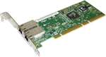 INTEL PWLA8492MT 1000/100/10 LP-PCIX GIGABIT ETHERNET DUAL PORT SERVER NETWORK INTERFACE CARD DUAL COPPER PRO/1000MT (STANDARD BRACKET). REFURBISHED. IN STOCK.
