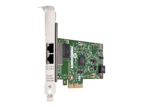 HP C3N37AA 361T PCIE DUAL PORT GIGABIT NIC - NETWORK ADAPTER. REFURBISHED. IN STOCK.