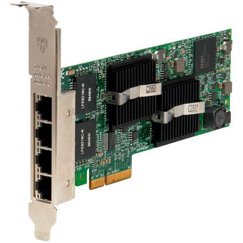 DELL D57995 PRO/1000 VT QUAD PORT SERVER ADAPTER LP PCI-E. REFURBISHED. IN STOCK.